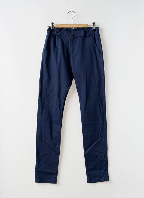 Pantalon chino bleu BOBOLI pour garçon