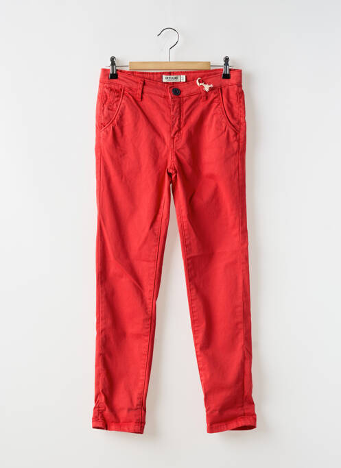 Pantalon chino rouge DEELUXE pour garçon