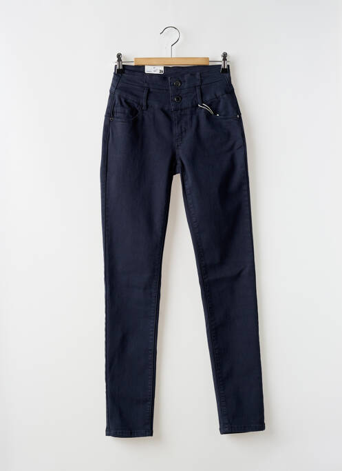 Pantalon slim bleu C'EST BEAU LA VIE pour femme