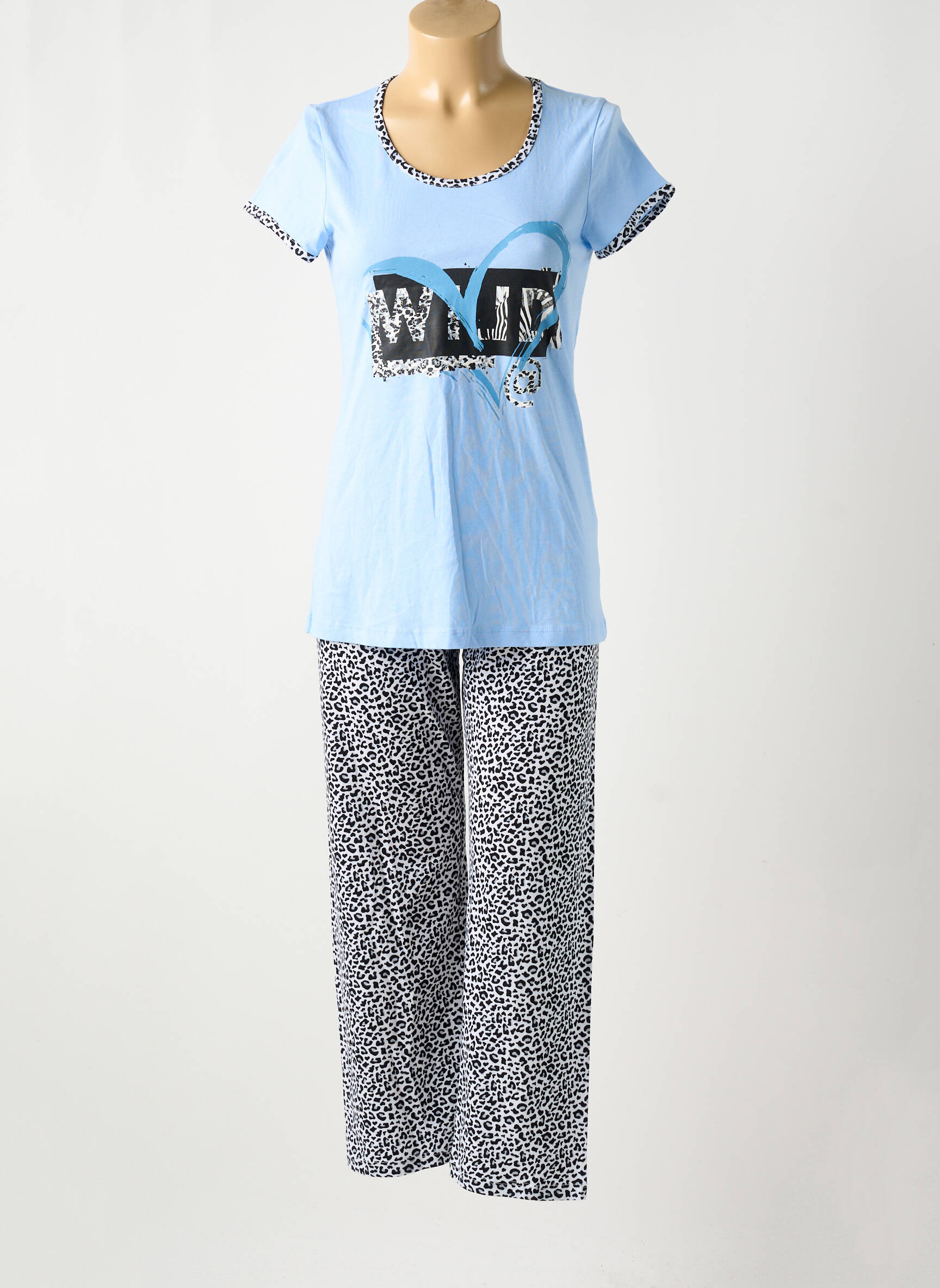 Pyjama Tissage Jersey Bleu Ringella Femme 2566742-bleu00 Modz