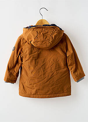 Parka coupe droite a capuche marron MAYORAL garçon