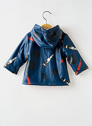 Imperméable imprimé fantaisie a capuche bleu BOBOLI garçon