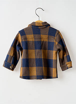 Chemise manches longues manches longues marron NOPPIES garçon