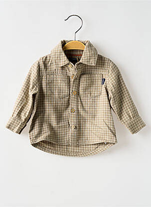 Chemise manches longues manches longues beige NOPPIES garcon