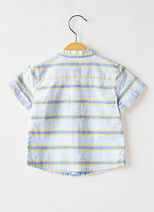 Chemise manches courtes imprimé fantaisie bleu MAYORAL garçon