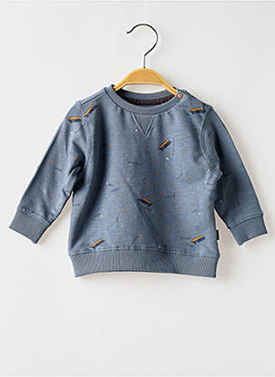 Sweat-shirt imprimé fantaisie manches longues bleu NOPPIES garçon
