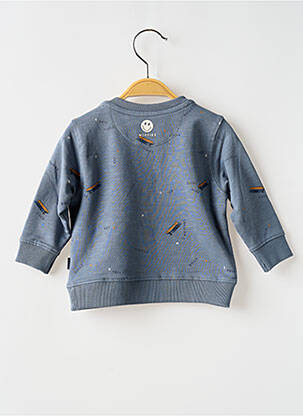 Sweat-shirt imprimé fantaisie manches longues bleu NOPPIES garçon