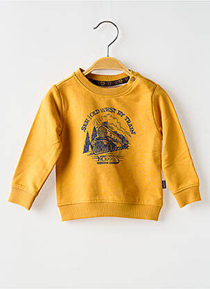 Sweat-shirt manches longues manches longues jaune NOPPIES garçon
