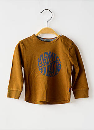 T-shirt manches longues manches longues marron NOPPIES garcon