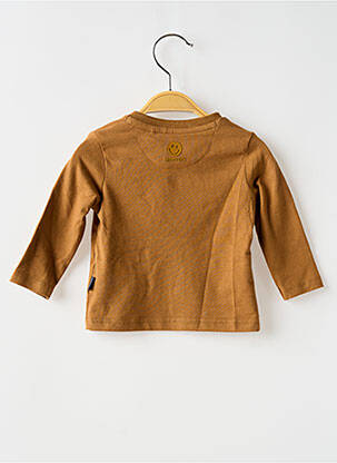 T-shirt manches longues manches longues marron NOPPIES garçon