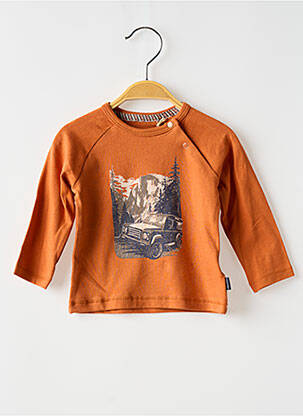 T-shirt manches longues manches longues orange NOPPIES garçon