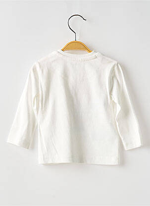 T-shirt imprimé fantaisie manches longues blanc MAYORAL garçon