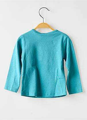 T-shirt coupe droite manches longues bleu BOBOLI fille