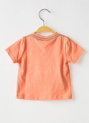 Polo sérigraphie manches courtes orange BOBOLI garçon