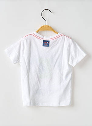 T-shirt imprimé fantaisie manches courtes blanc BOBOLI garçon