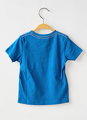 T-shirt coupe droite manches courtes bleu BOBOLI garçon