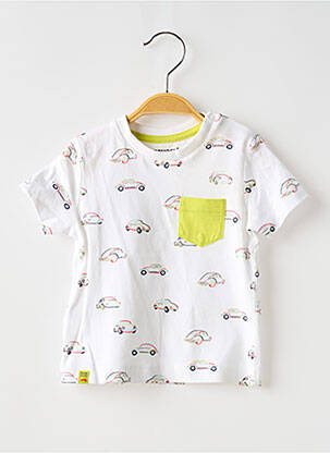 T-shirt coupe droite manches courtes blanc MAYORAL garçon