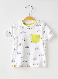 T-shirt coupe droite manches courtes blanc MAYORAL garcon