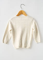 Gilet manches longues beige MAYORAL pour garçon seconde vue