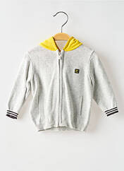 Gilet manches longues gris MAYORAL pour garçon seconde vue