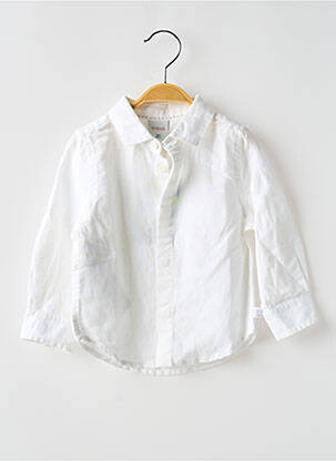 Chemise manches longues blanc BOBOLI pour enfant