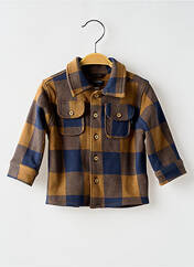 Chemise manches longues marron NOPPIES pour garçon seconde vue