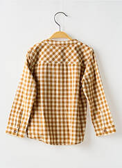 Chemise manches longues marron NOPPIES pour garçon seconde vue