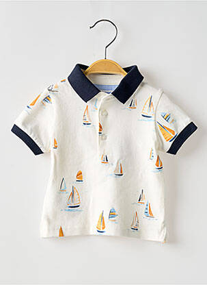 Polo blanc MAYORAL pour garçon