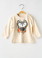 T-shirt beige MAYORAL pour garçon seconde vue
