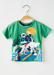 T-shirt vert BOBOLI pour garçon seconde vue