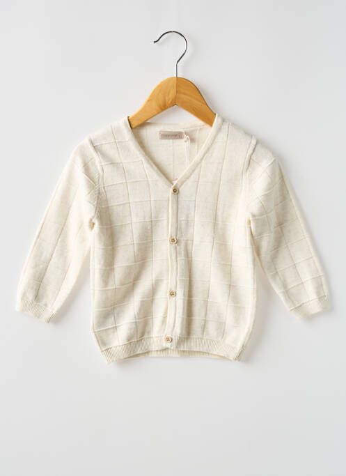 Gilet manches longues fermeture boutonnée sur le devant beige MAYORAL garcon