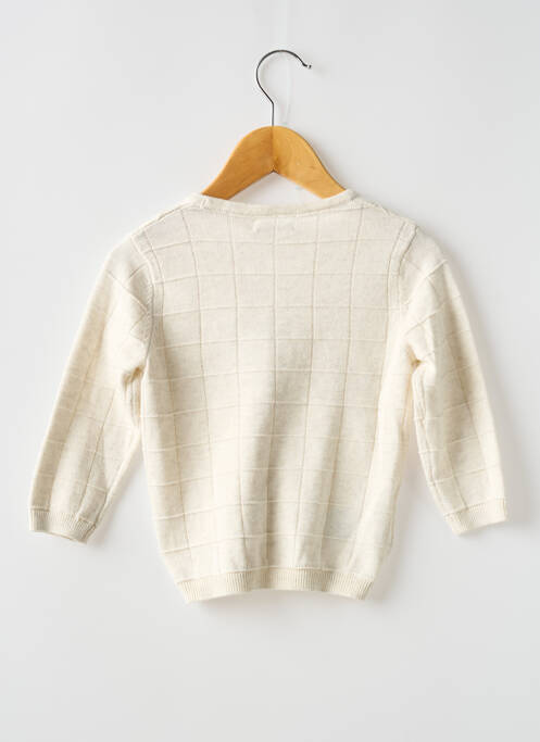 Gilet manches longues fermeture boutonnée sur le devant beige MAYORAL garcon