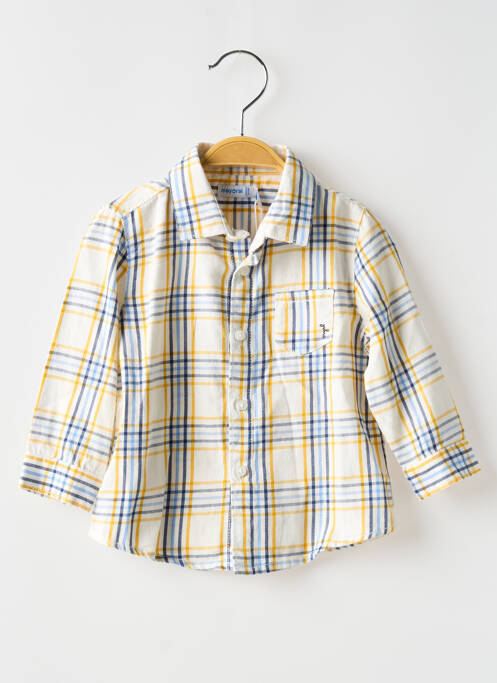 Chemise manches longues manches longues blanc MAYORAL garcon