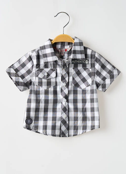 Chemise manches courtes imprimé fantaisie noir BOBOLI garcon