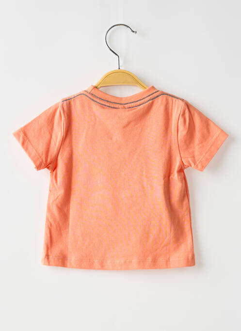 Polo sérigraphie manches courtes orange BOBOLI garcon