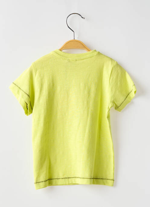 T-shirt coupe droite manches courtes jaune 3 POMMES garcon