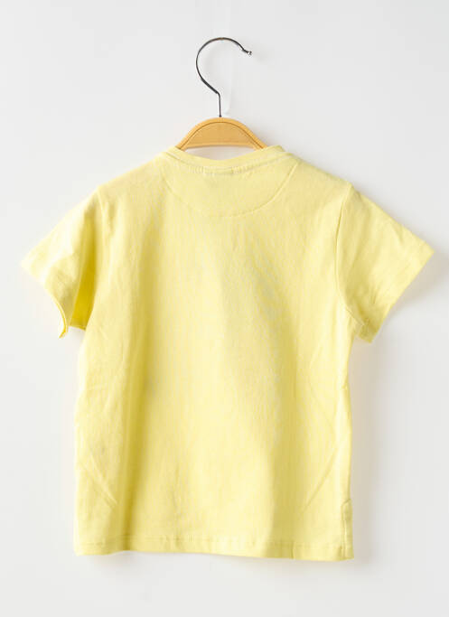 T-shirt tissage jersey manches courtes jaune 3 POMMES garcon