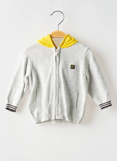 Gilet manches longues gris MAYORAL pour garçon