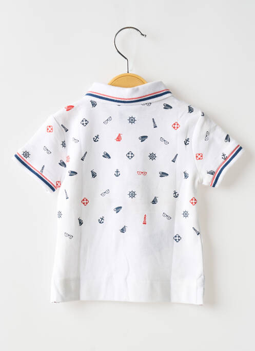 Polo blanc BOBOLI pour garçon