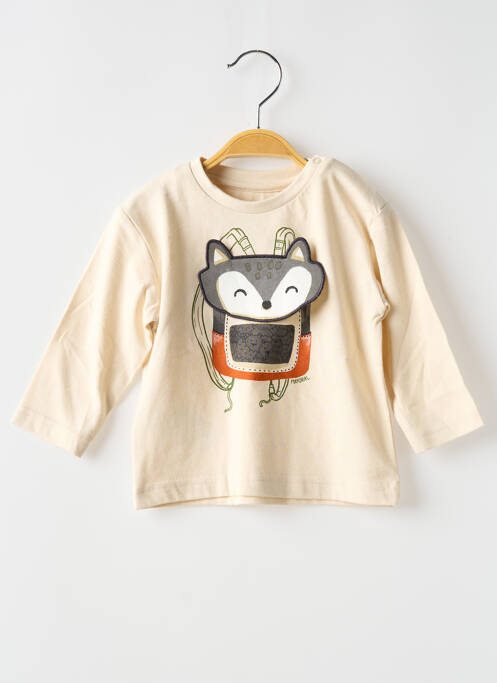 T-shirt beige MAYORAL pour garçon