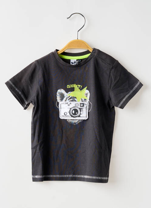 T-shirt noir 3 POMMES pour garçon