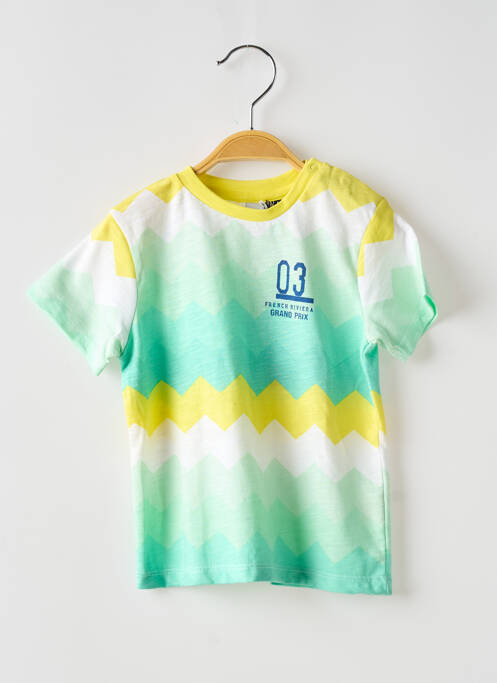 T-shirt vert 3 POMMES pour garçon