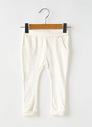 Legging slim taille élastique blanc NOPPIES garcon