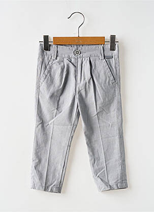 Pantalon droit coupe droite gris BOBOLI garcon