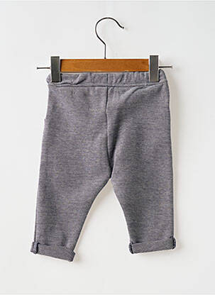 Pantalon droit fermeture liens à nouer taille élastique gris BOBOLI garcon