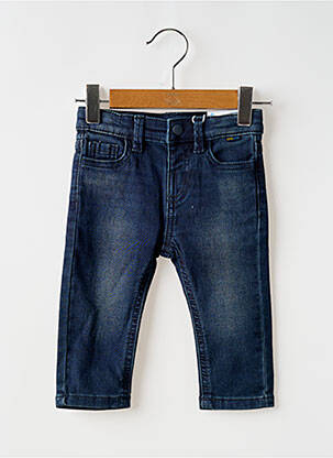 Jeans coupe slim poches bleu MAYORAL garçon