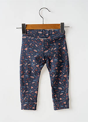 Legging slim taille élastique bleu NOPPIES fille