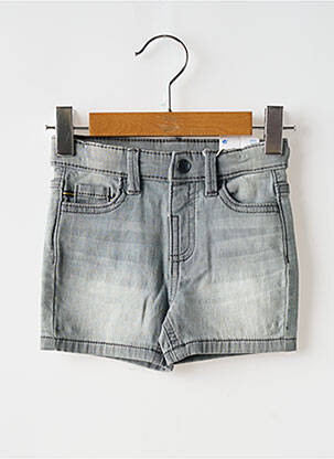 Short fermeture zippée sous rabat boutonné gris MAYORAL fille