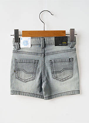 Short fermeture zippée sous rabat boutonné gris MAYORAL fille