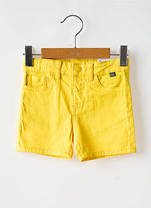 Short poches jaune MAYORAL garçon